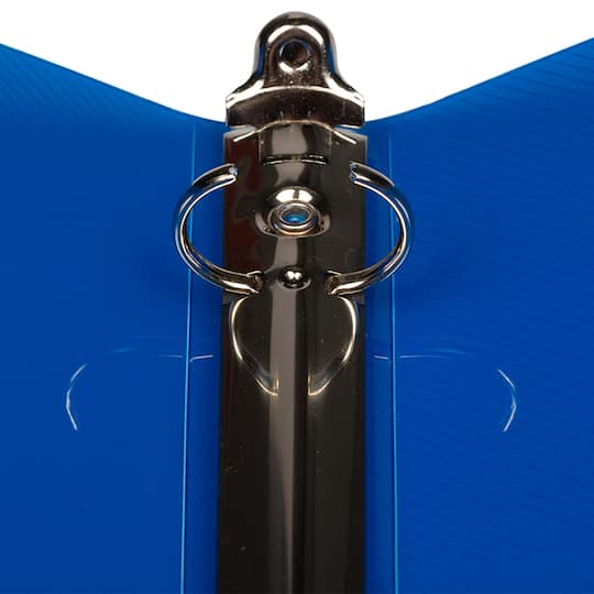 JAM Paper 3/4" Glass Twill Plastic 3-Ring Binders